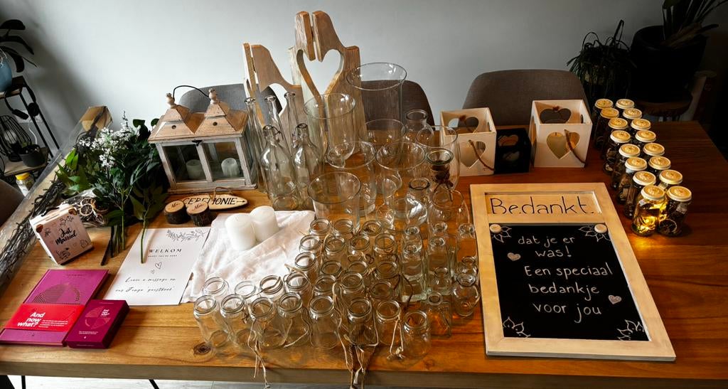 Bruiloft decoratie / versiering voor huwelijk, Ophalen, Versiering, Geboorte of Huwelijk