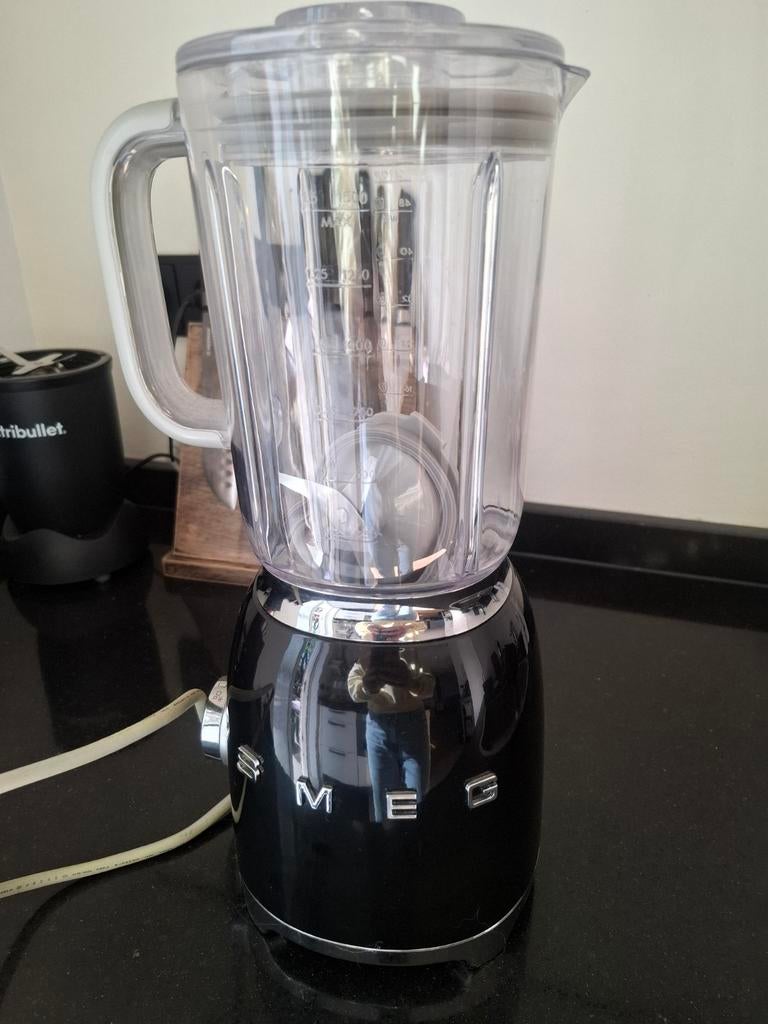 Smeg blender zwart 1,5l, Witgoed en Apparatuur, Blenders, Ophalen, Zo goed als nieuw, Blender