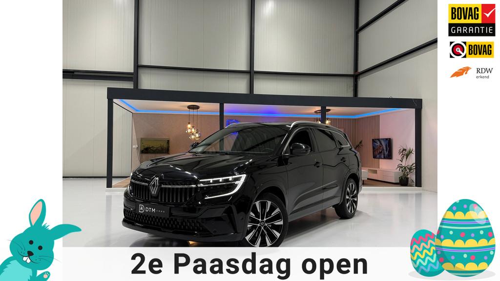 Renault ESPACE E-Tech full hybrid 200 techno 7p. camera Lede, Gebruikt, 1199 cc, Lichtsensor, Zwart