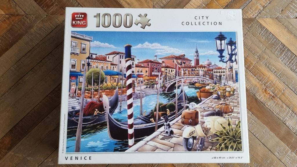 King. Puzzel Venice 1000 stukjes, Ophalen of Verzenden, 500 t/m 1500 stukjes, Zo goed als nieuw