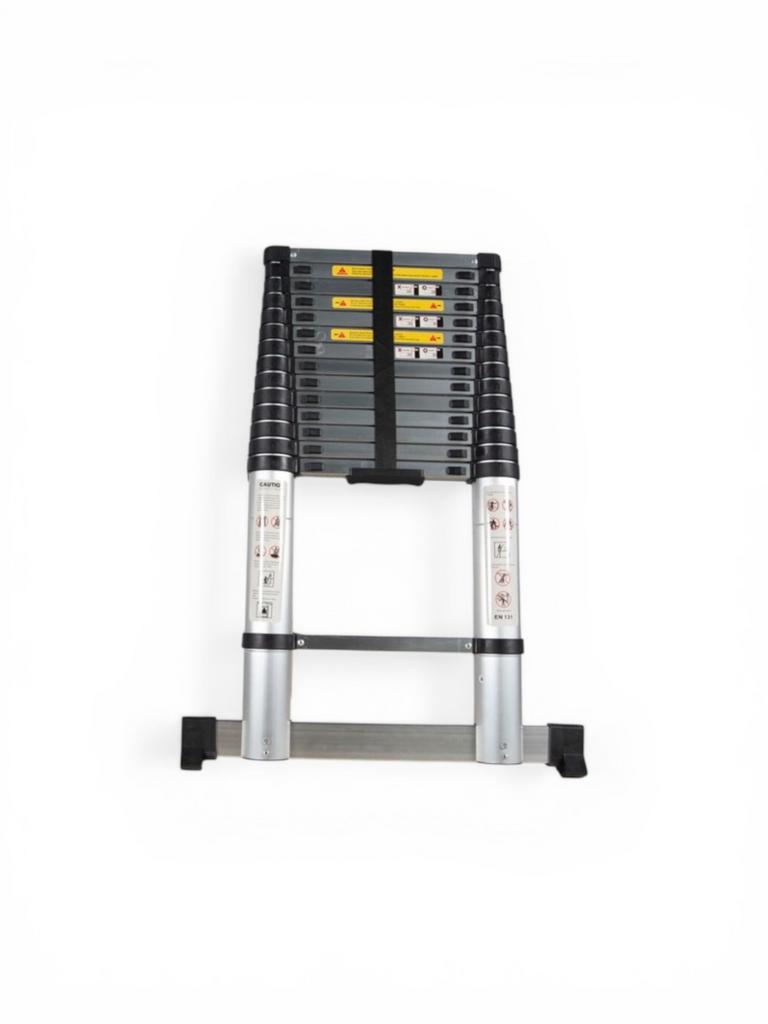 Professionele telescoopladder 3.8 of 4.4 meter – Nieuw, Nieuw, Ladder, Opvouwbaar of Inschuifbaar, AVN Supply