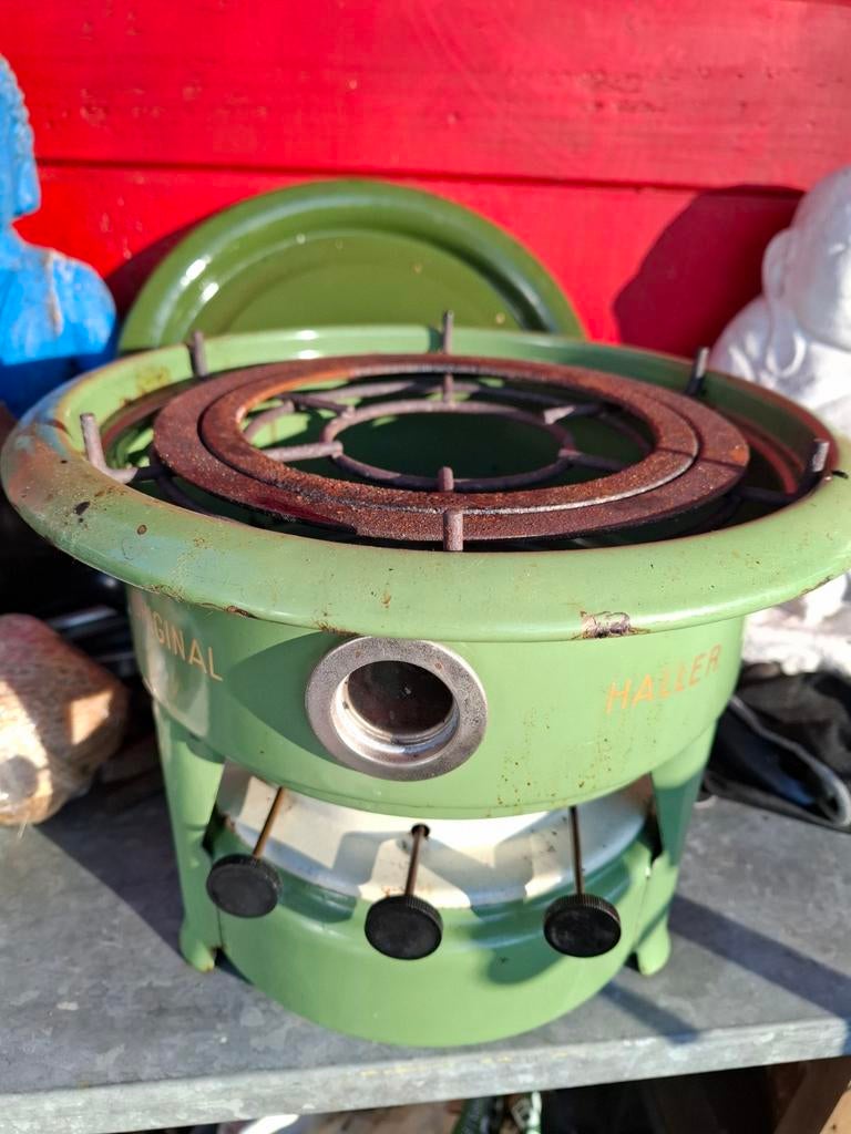 Te koop 3 pits petroleum stel, Ophalen