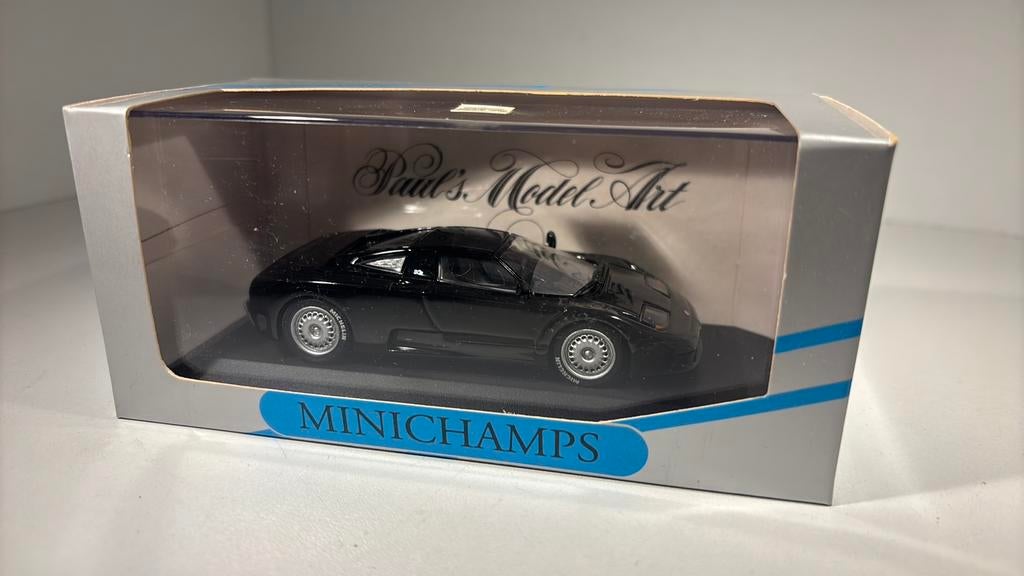 Bugatti eb110 black minichamps 1.43, Auto, Ophalen of Verzenden, MiniChamps, A