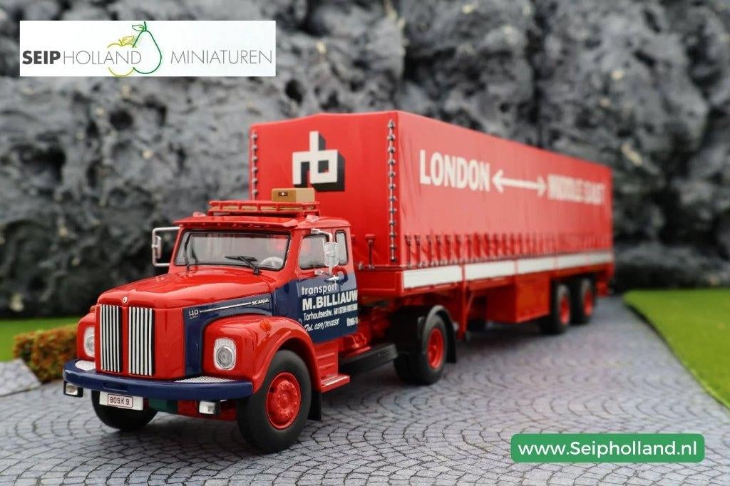 TEKNO Billiauw Transport Middle east Scania trailer, Nl, Nieuw, Tekno, Ophalen of Verzenden