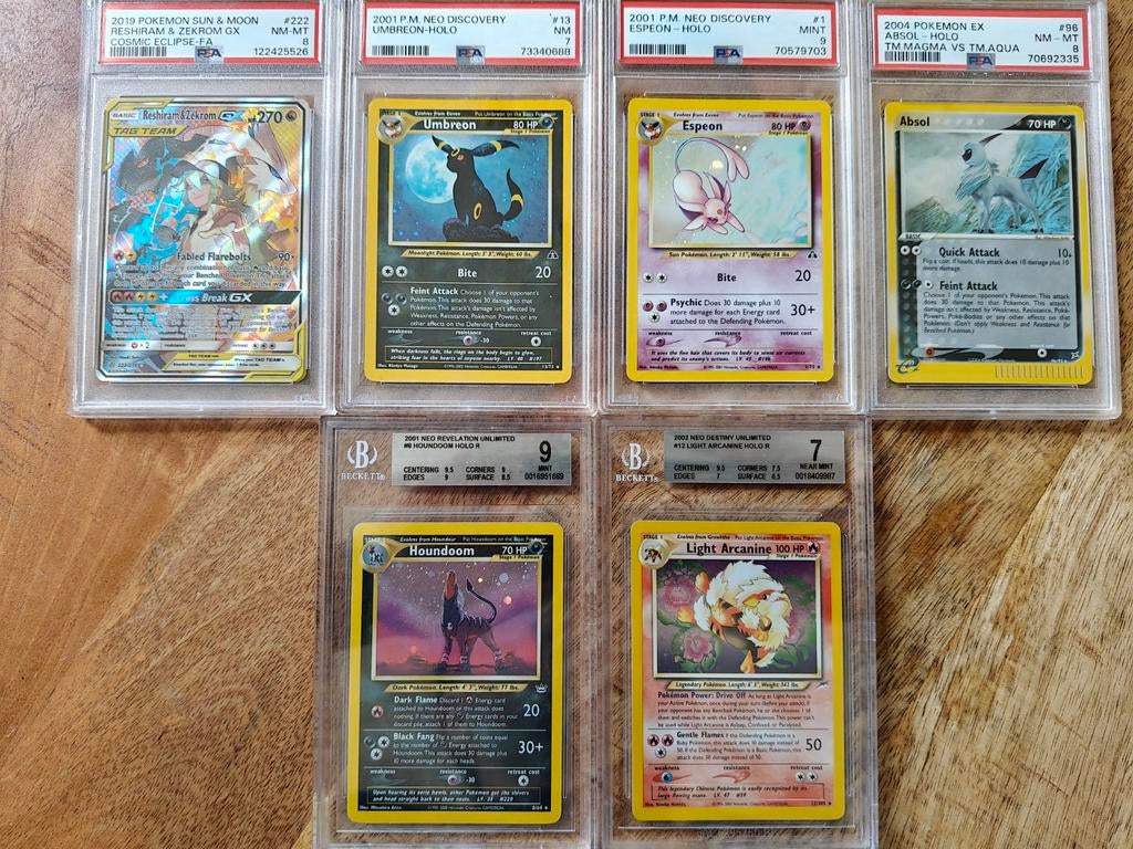 Diverse vintage slabs van PSA & Beckett, Hobby en Vrije tijd, Verzamelkaartspellen | Pokémon, Ophalen of Verzenden, Zo goed als nieuw