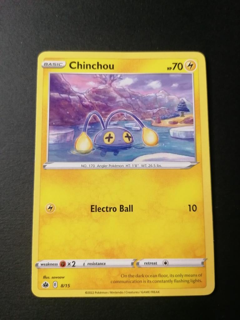 Chinchou - McDonald's Match Battle 2022 8/15 - Pokémon, Ophalen of Verzenden, Zo goed als nieuw