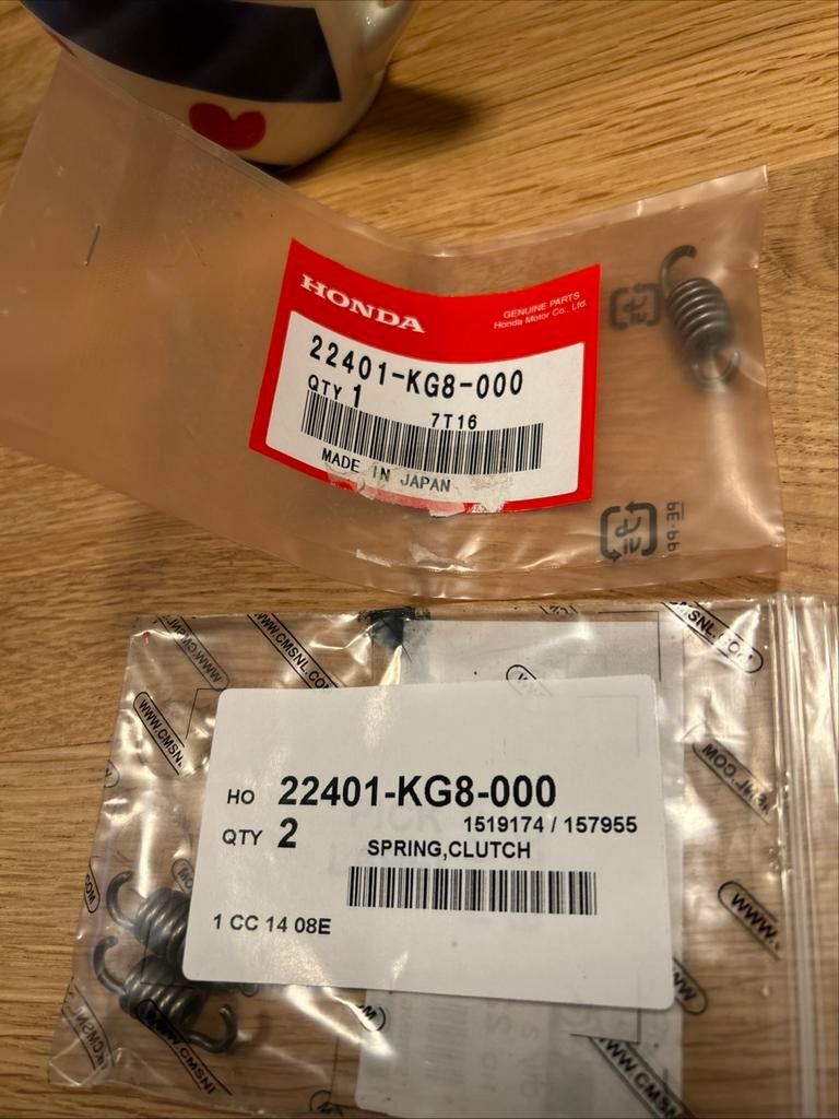 Veertjes koppeling Honda Lead NH125 JF01 1983-1984, Ophalen of Verzenden, Nieuw