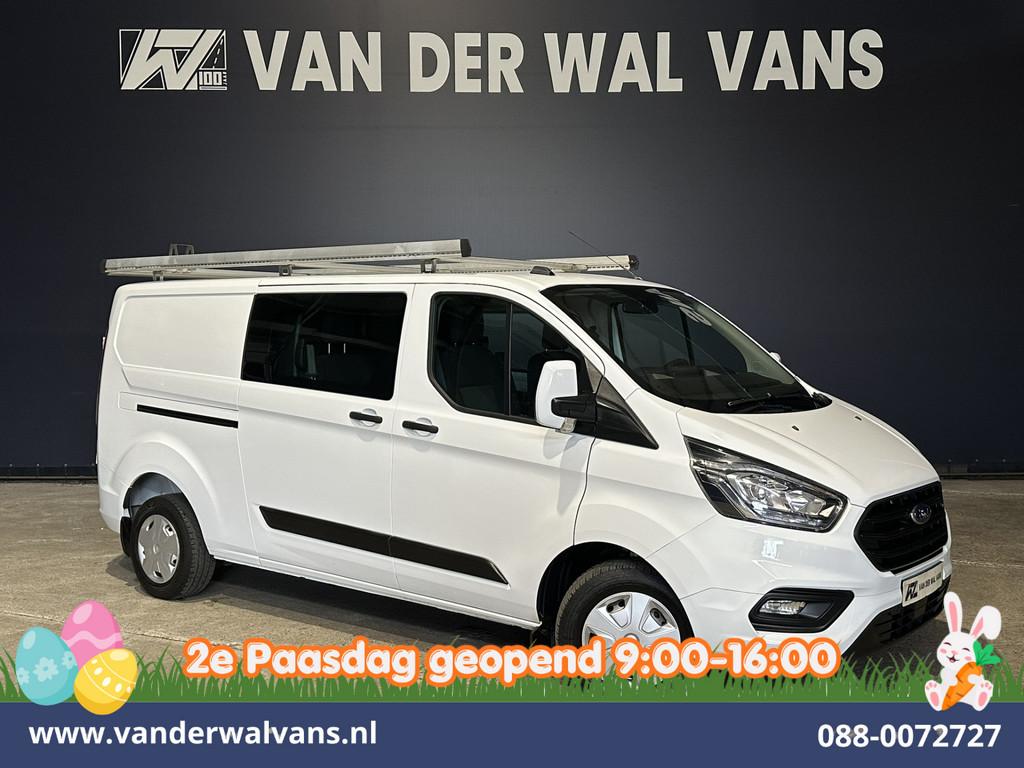 Ford Transit Custom 2.0 TDCI 130pk L2H1 Dubbele Cabine Inric, Voorwielaandrijving, 4 cilinders, Wit, Bedrijf