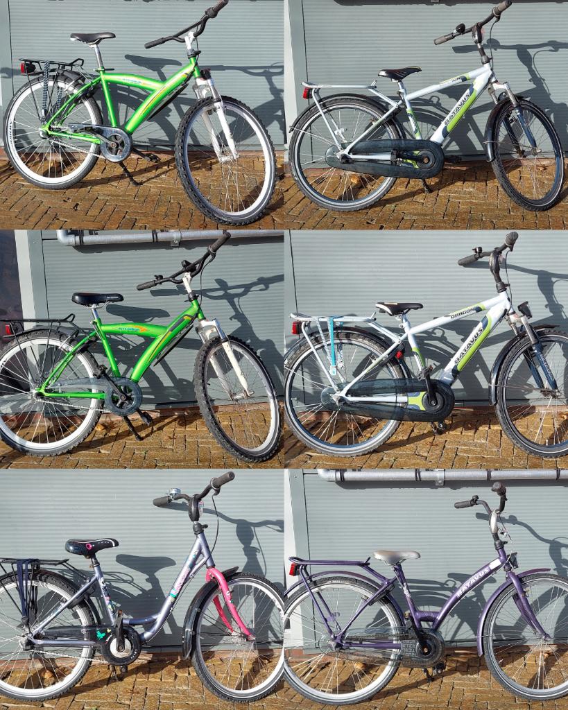 Partij 6 kinderfietsen Batavus. Per stuk., Fietsen en Brommers, Ophalen, Gebruikt, 20 inch of meer, Batavus