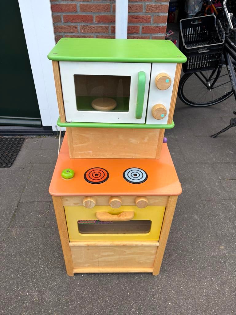 Gratis - kinderkeukentje, Ophalen, Gebruikt, Hout, Speelkeuken