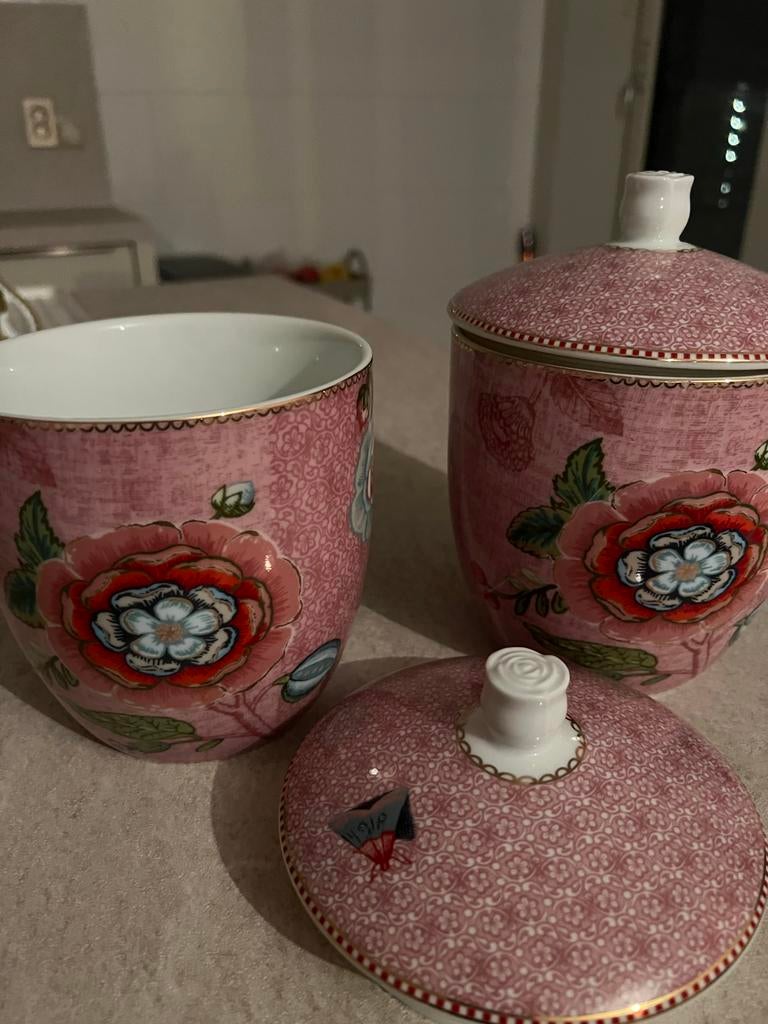 Pip studıo voorraadpot roos, Ophalen of Verzenden, Zo goed als nieuw