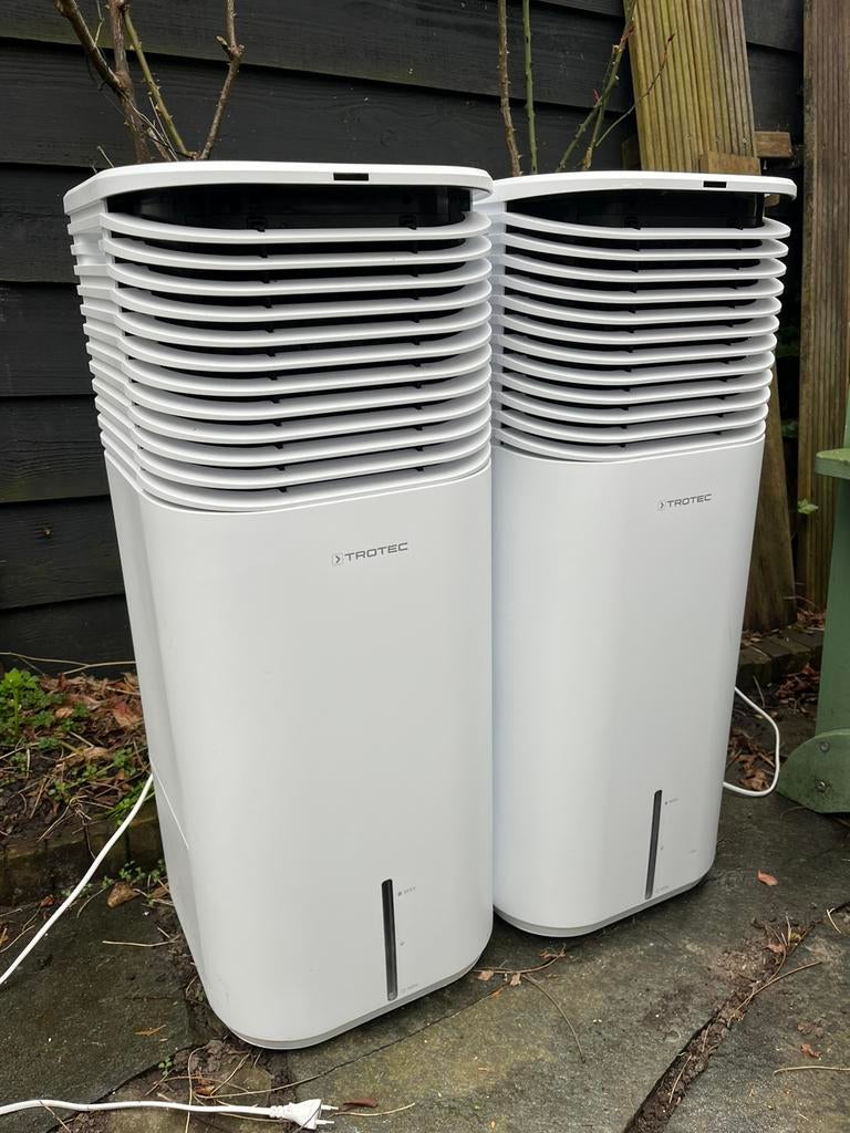 Trotec PAE 49/50 aircooler ionisator ventilatorkoeler wit, Ophalen, Minder dan 60 m³, 3 snelheden of meer, Zo goed als nieuw