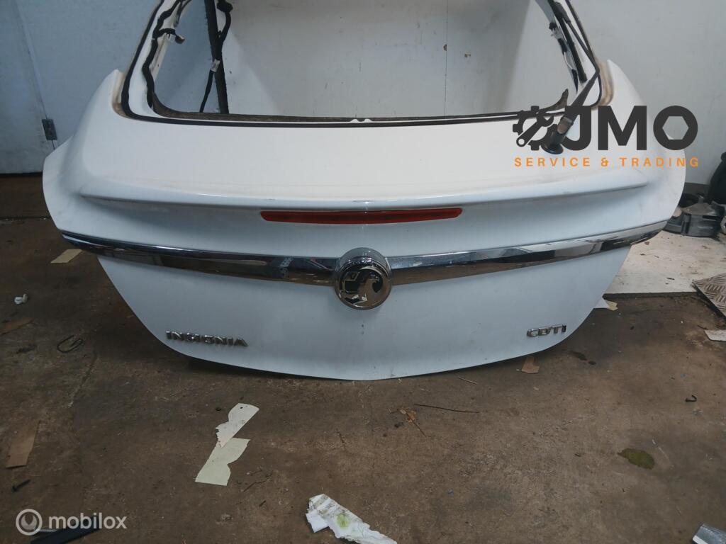 Achterklep origineel wit Opel Insignia A 2008-2017, Gebruikt, Achterklep, Opel, Ophalen of Verzenden