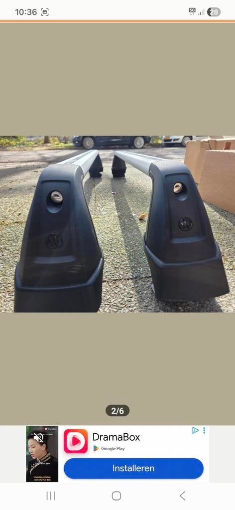 Originele VW Golf 7 Dakdragers - Gebruikt, Ophalen of Verzenden, Gebruikt