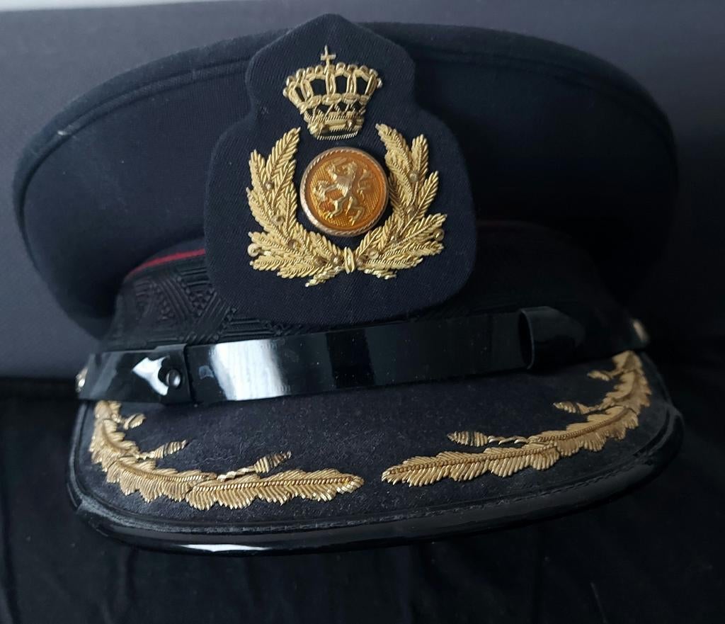 Pet officier der intendance maat 59, Verzamelen, Ophalen of Verzenden, Landmacht, Nederland, Helm of Baret