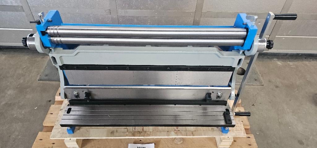 HBM 760 mm Plaatwals, Vingerzetbank en Knip combinatie, Ophalen of Verzenden, Zo goed als nieuw