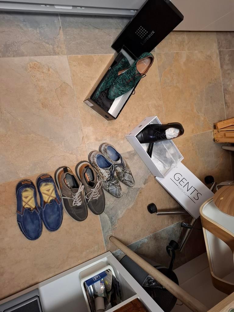 Herenschoenen maat 46/47, Kleding | Heren, Schoenen, Ophalen, Gedragen, Zwart