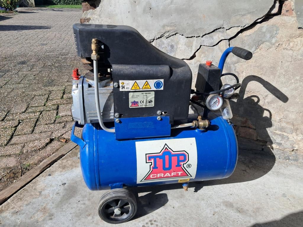 TUP Craft Compressor C-24/10 B V:24 L - 10 bar, Ophalen, Gebruikt, 6 tot 10 bar, Minder dan 200 liter/min