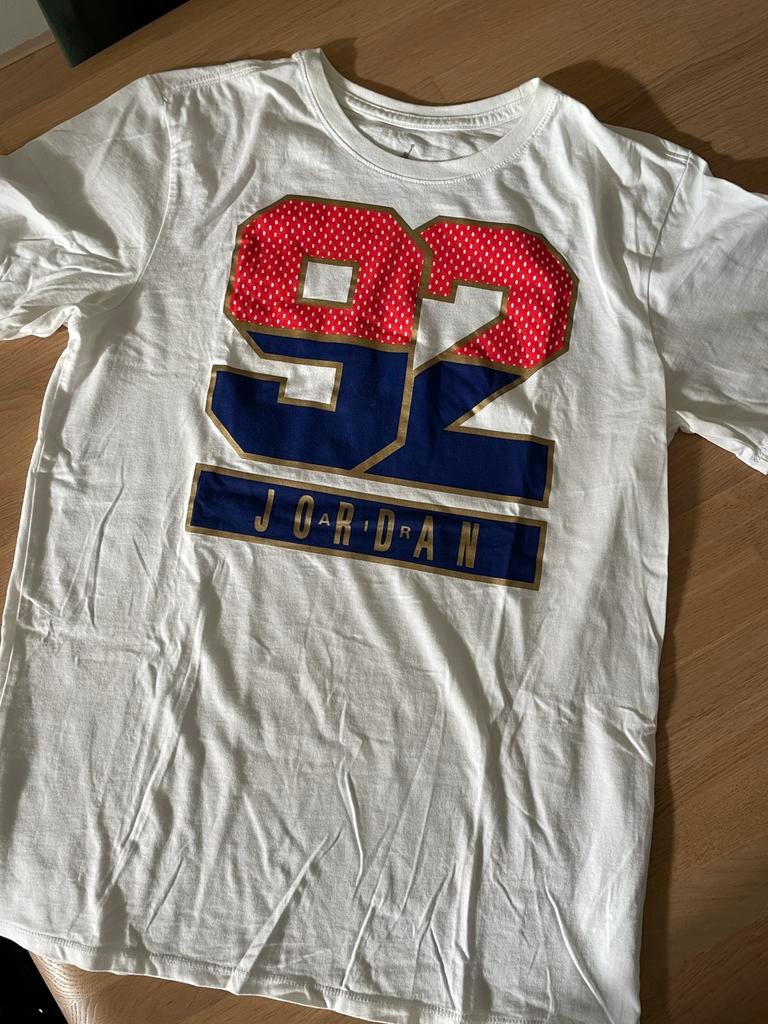 Jordan Dream Team Barcelona T-shirt ’92 | M, Kleding | Heren, Ophalen of Verzenden, Zo goed als nieuw, Maat 48/50 (M), Wit
