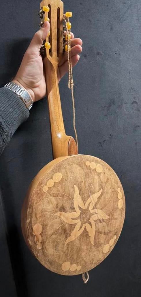 Oude banjo zie foto, Ophalen, Gebruikt