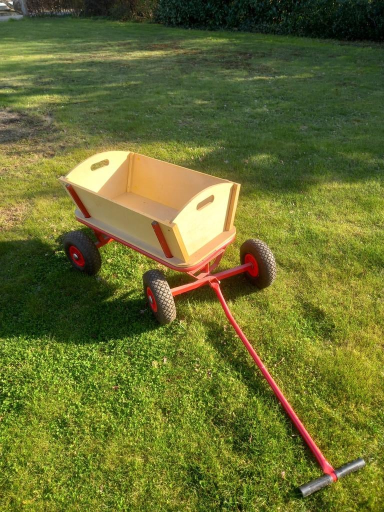Houten Bolderkar, Caravans en Kamperen, Ophalen, Zo goed als nieuw