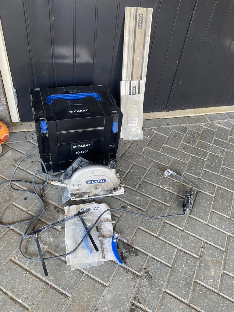 Carat TC 1800 tegel cirkelzaag set | tegelsnijder | Rubi, Ophalen of Verzenden, Zo goed als nieuw