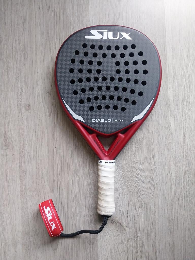 Siux Diablo Elite 4 Padelracket, Sport en Fitness, Padel, Ophalen of Verzenden, Gebruikt, Padelracket