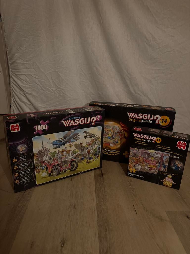 Wasgij puzzels, Ophalen, 500 t/m 1500 stukjes, Gebruikt, Legpuzzel