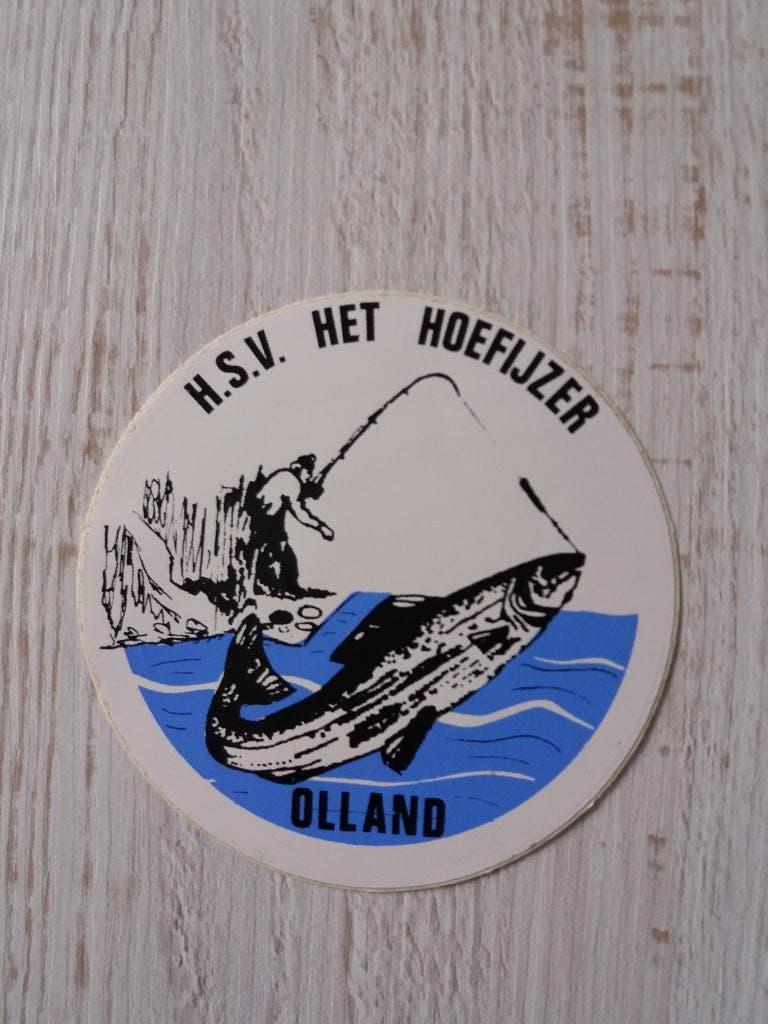 sticker H.S.V. HET HOEFIJZER te OLLAND, Verzamelen, Ophalen of Verzenden, Zo goed als nieuw, Bedrijf of Vereniging