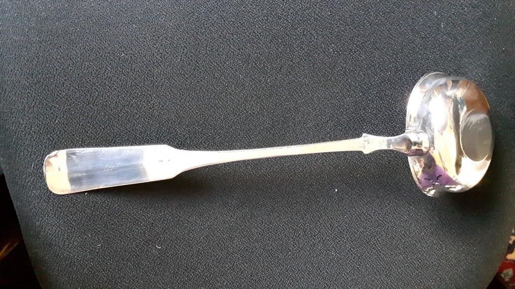 Pollepel zilver, Ophalen, Zilver