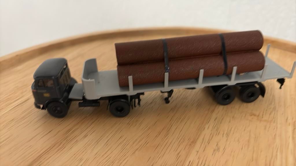 BREKINA MERCEDES DB.OPLEGGER MET IJZEREN BUIZEN, Ophalen of Verzenden, Zo goed als nieuw