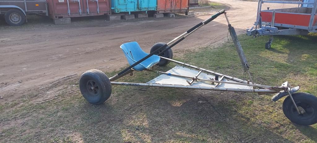 Strandzeilkar, strandzeiler, blokart XL, Ophalen, Gebruikt, Complete set, Minder dan 5 m²