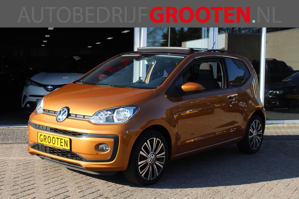 Volkswagen up! 1.0 BMT Sound//Cruise//Airco//Stoelverwarming, Voorwielaandrijving, Stof, Overige kleuren, 4 stoelen