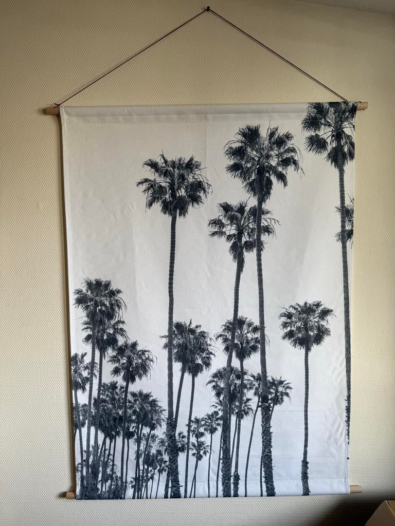 Wandkleed met palmbomen, Ophalen, Gebruikt