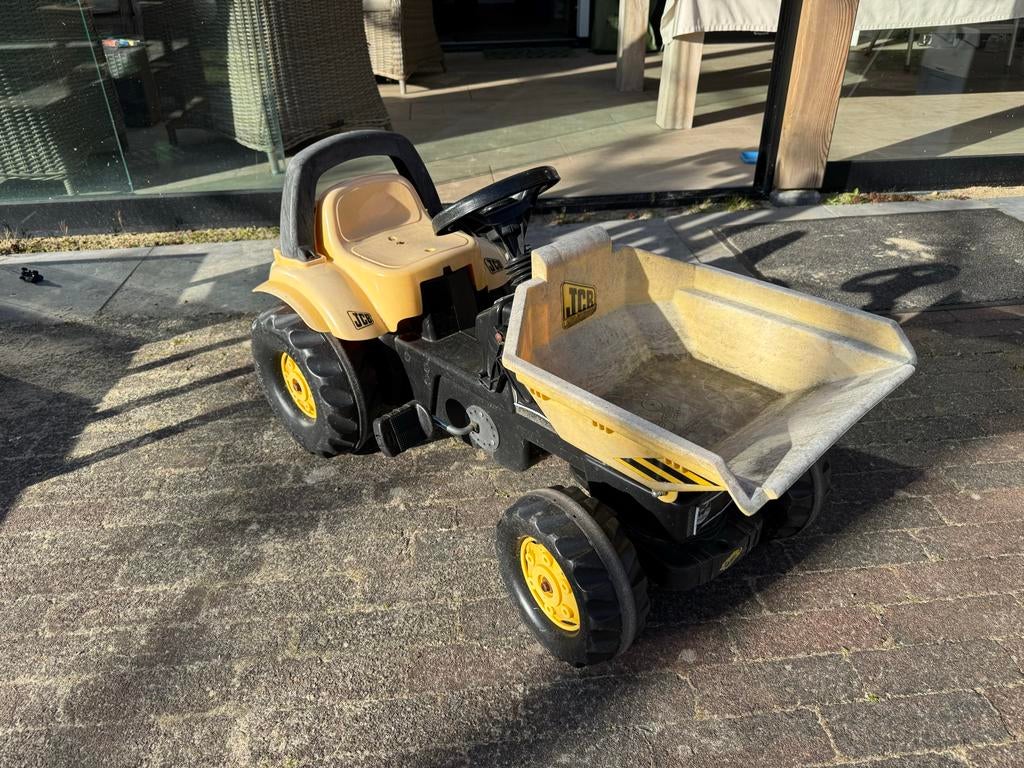 Traptractor met kiepbak, Ophalen, Gebruikt