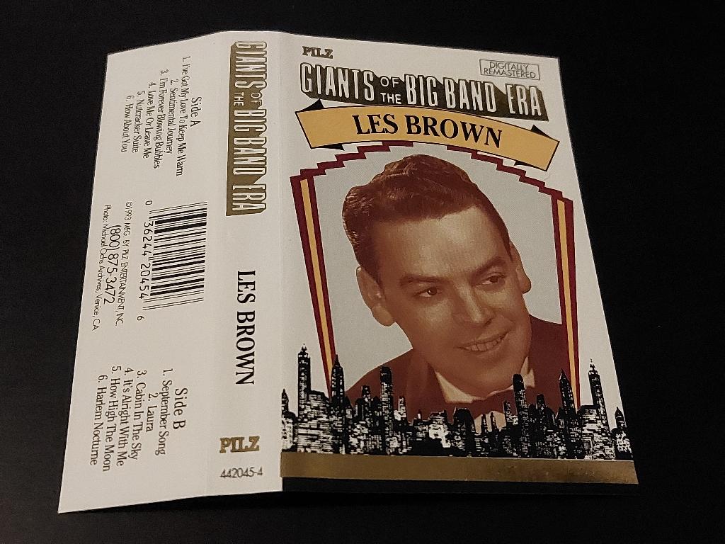 LES BROWN - GIANTS OF THE BIG BAND ERA (MC), Overige genres, 1 bandje, Ophalen of Verzenden, Zo goed als nieuw