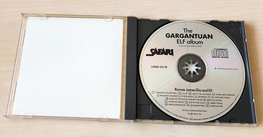 Ronnie James Dio and Elf - The Garhantuan Elf Album CD 1975, Ophalen of Verzenden, Gebruikt