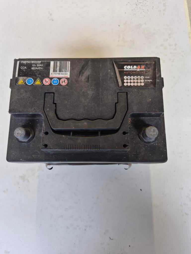 Coldax Automotive Accu 12V 56Ah 480A(EN) B55559, Ophalen of Verzenden, Gebruikt, Universele onderdelen