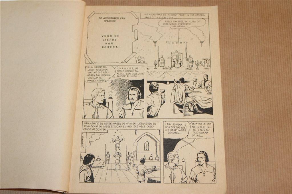 Het Grote Duel — Ivanhoe Strip, Vintage 1968, Eén stripboek, Ophalen of Verzenden, Gelezen
