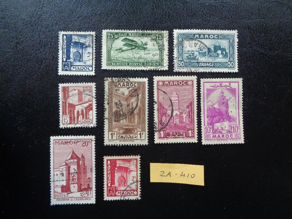 marokko - diverse (za-410), Ophalen of Verzenden, Marokko, Gestempeld