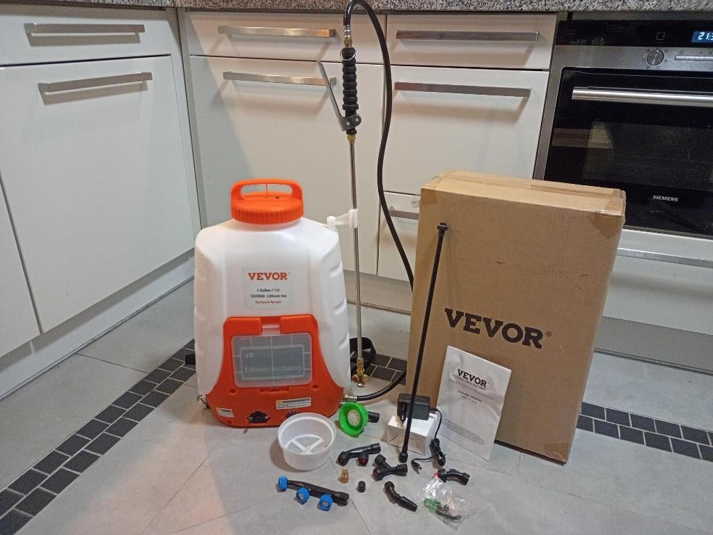 elektrische onkruidspuit 16 L. rugspuit onkruidbestrijding, Ophalen of Verzenden, Nieuw, Onkruidbestrijding