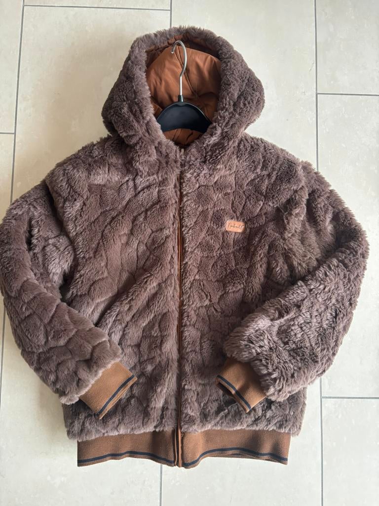 Nieuwstaat fake fur bont jas Nobell maat 152, Ophalen of Verzenden, Zo goed als nieuw, Meisje, Jas