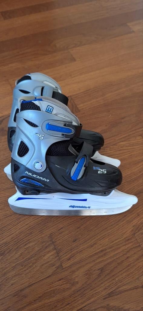 Nijdam verstelbare ijshockeyschaatsen maat 34-37, Sport en Fitness, IJshockey, Ophalen, Gebruikt, Schaatsen