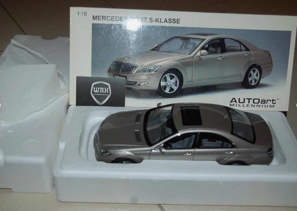 SALE ! 1:18 MERCEDES S KLASSE W221 cubanit Autoart 76176 WRH, Hobby en Vrije tijd, Modelauto's | 1:18, Verzenden, Zo goed als nieuw