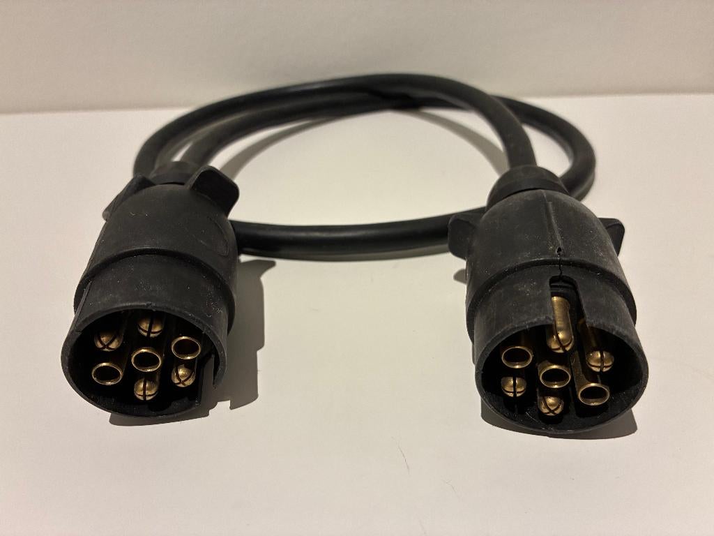 Verlengkabel/aansluitkabel voor aanhanger 7-polig, Auto diversen, Aanhangwagen-onderdelen, Ophalen of Verzenden, Zo goed als nieuw