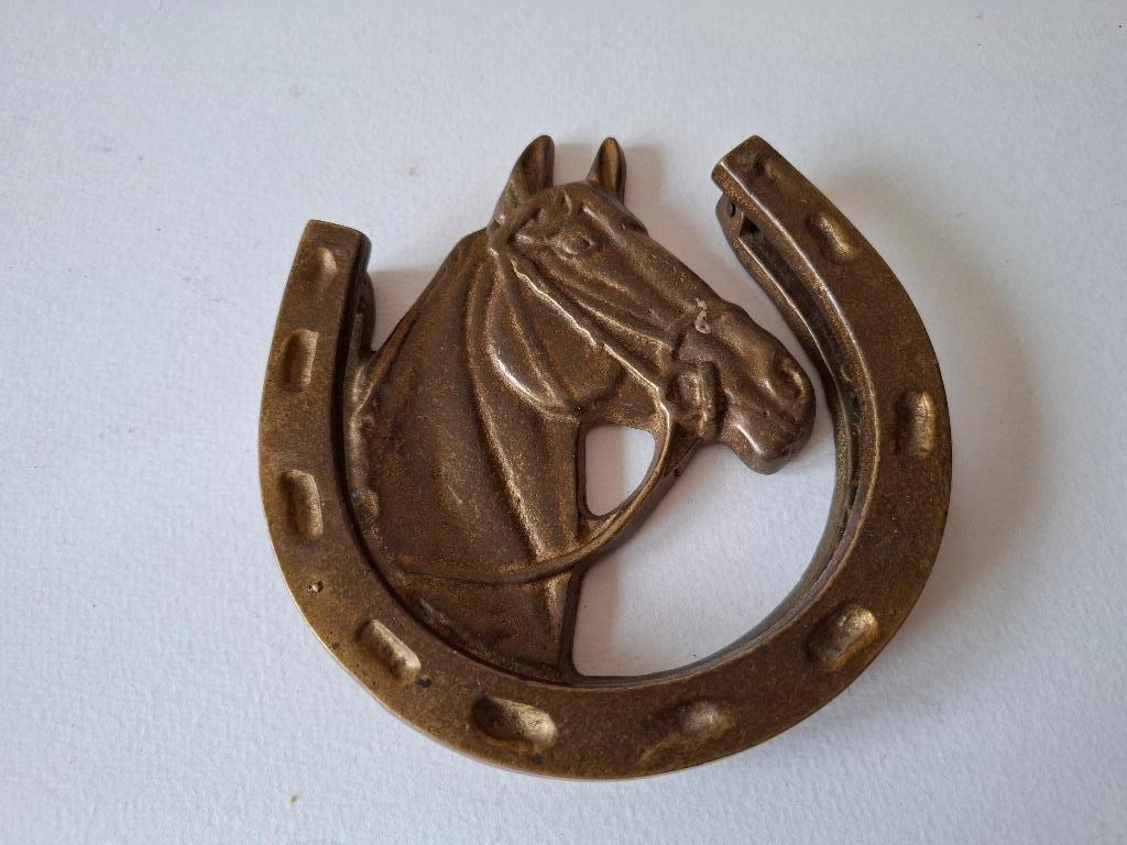 deurklopper Paard in hoefijzer, Antiek en Kunst, Verzenden, Koper