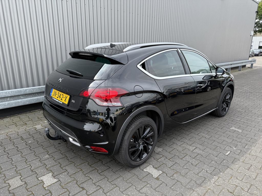 DS DS 4 Crossback 1.2 PureTech Business LED Clima Navi Camer, Gebruikt, 1199 cc, Leder en Stof, Zwart