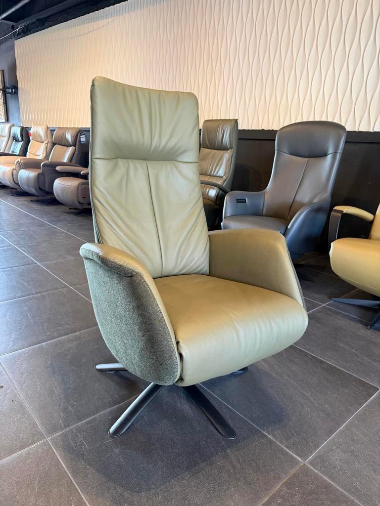 De toekomst Twice 226 pro relaxfauteuil met opties, Verzenden, Minder dan 75 cm, Nieuw, Leer