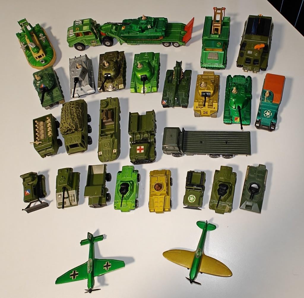 Matchbox Battle Kings verzameling - 28 delig, Ophalen of Verzenden, Gebruikt, Overige typen, Matchbox