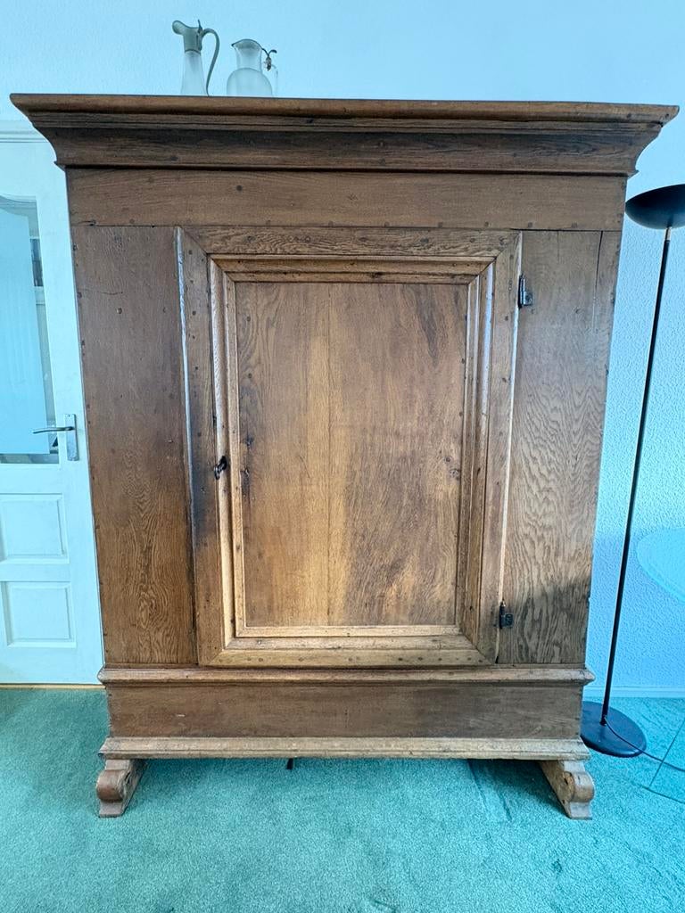 Antieke eiken kast kussenkast - massief hout, Antiek en Kunst, Antiek | Meubels | Kasten, Ophalen